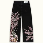 Blossom Black Denim