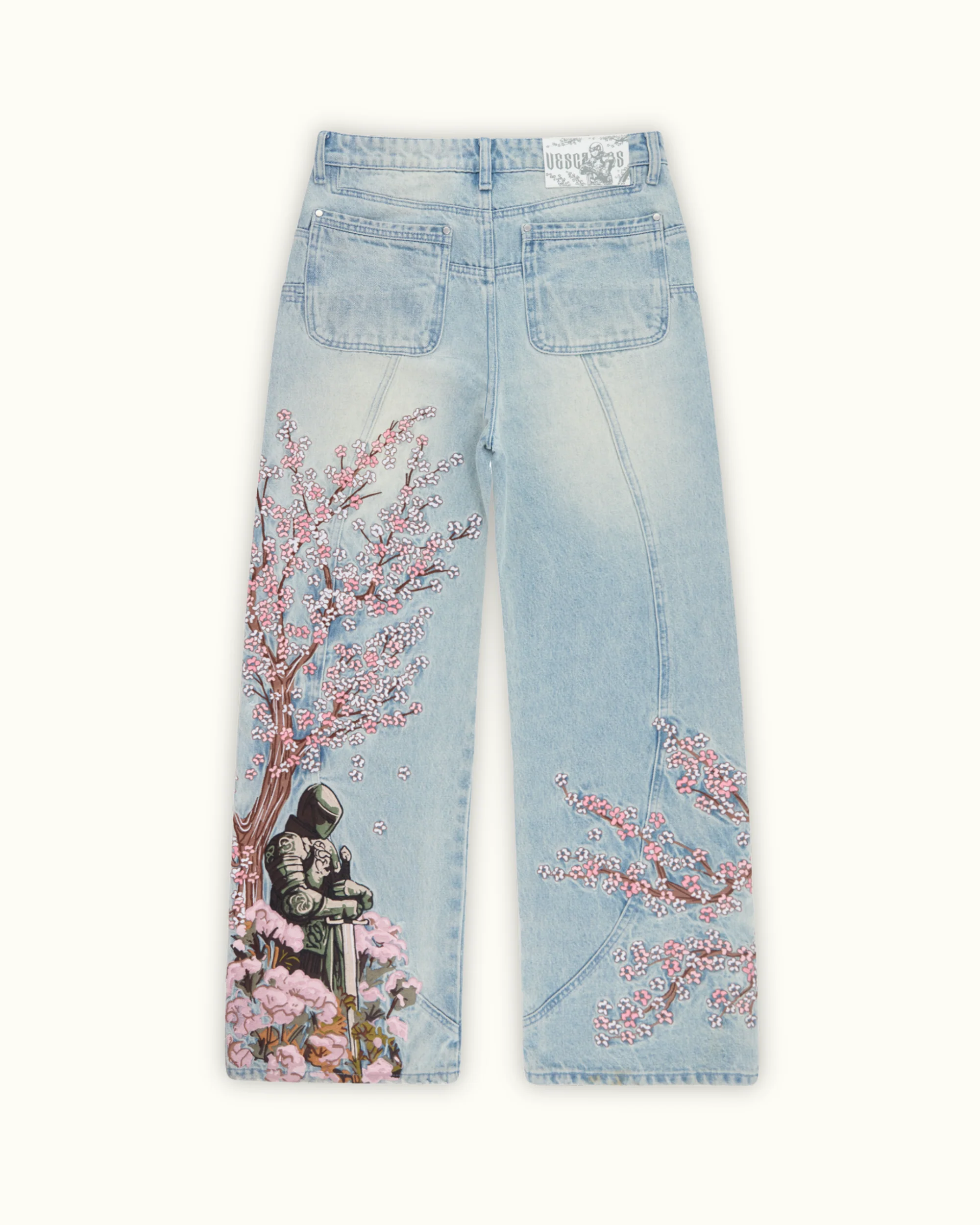 Blossom Black Denim f Blossom Black Denim f